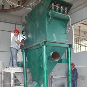 山東青島蔡經(jīng)理定購(gòu)的膩?zhàn)臃?、外墻涂料車間除塵器已發(fā)貨